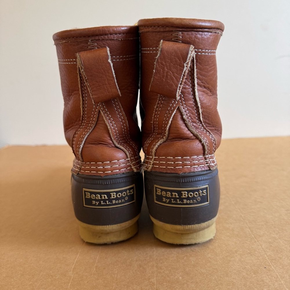 LL Bean Boots Duck Shearling Lined Insulated - Picture 3 of 12